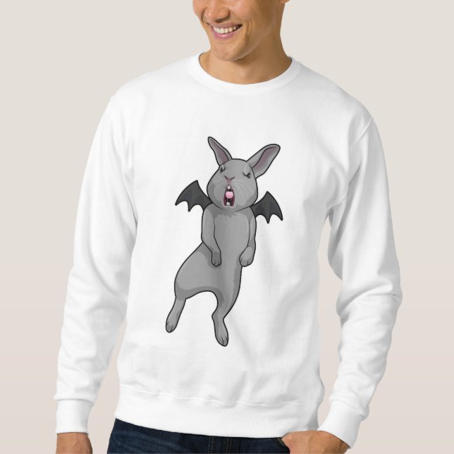 Sudadera Conejo con alas murales (Anverso)