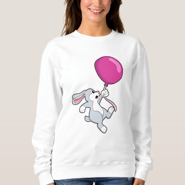 Sudadera Conejo con globo (Anverso)