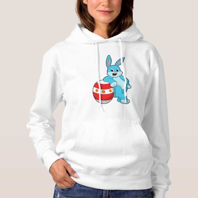 Sudadera Conejo con huevo de Pascua (Anverso)