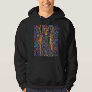 Sudadera Conejo cósmico negro BB-Hoodie