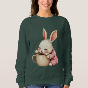 Sudadera Conejo de Achuchones Matutinos Bliss de Cacao y Mi
