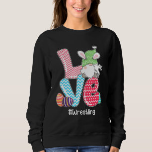 Sudadera Conejo de amor lindo Gnome lucha contra la caza de