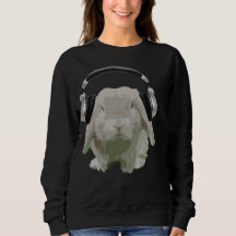 Conejo de conejito de DJ con el amante de la