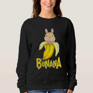 Sudadera Conejo de conejo de conejo bananero divertido