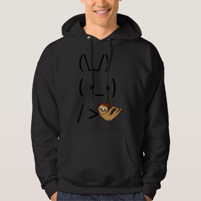 Sudadera Conejo De Conejo De Conejo De Ascii Con Una Leche (Anverso)