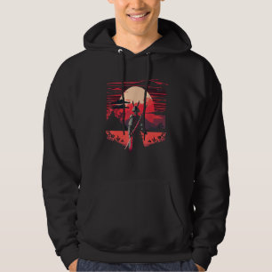 Sudadera Conejo de conejo oscuro Samurai Guerrero Katana ja