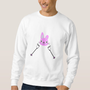 Sudadera Conejo de esquí con bastones