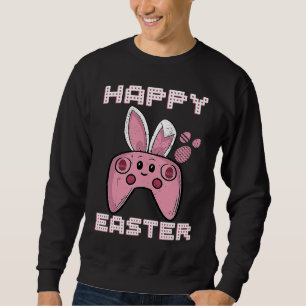 Sudadera Conejo de Pascua de videojuegos Controlador de jue