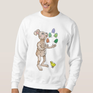 Sudadera Conejo de Pascua haciendo malabares