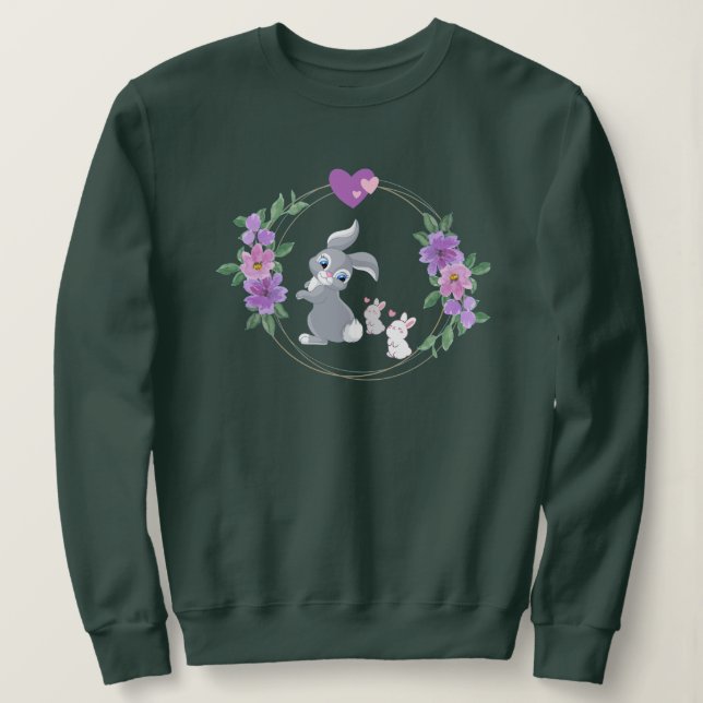 Sudadera Conejo del Amor de Madre (Anverso del diseño)