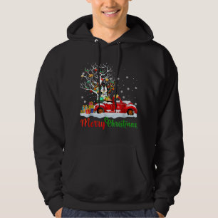 Sudadera Conejo En Camión Rojo Navidades Pajama Divertidas
