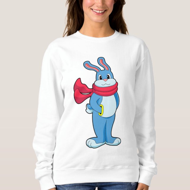 Sudadera Conejo en invierno con bufanda (Anverso)