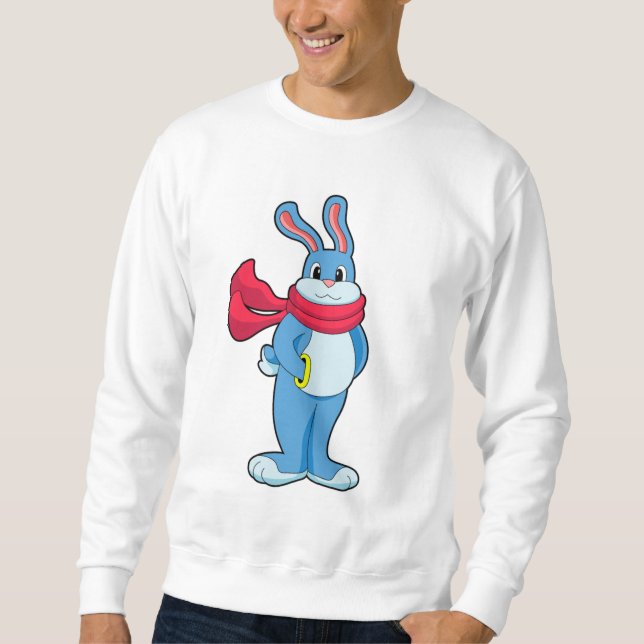 Sudadera Conejo en invierno con bufanda (Anverso)