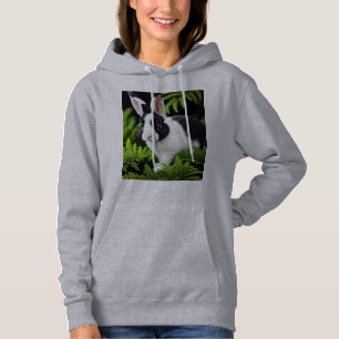 Sudadera Conejo Negro Y Blanco,