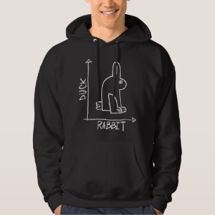 Sudadera Conejo o pato divertido, díptico de animal silvest