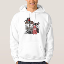 Conejo Rojo Oscuro y Taza de Té Mística