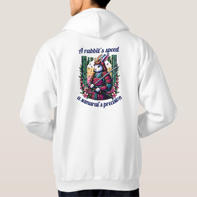 Sudadera Conejo Samurai en Bambú (Reverso)