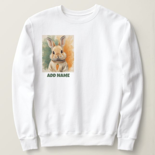 Sudadera Conejo Sueños de Zanahoria (Anverso del diseño)