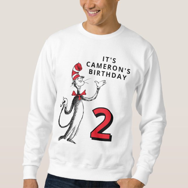 Sudadera Confeti de Personajes de Dr. Seuss | Cumpleaños de (Anverso)