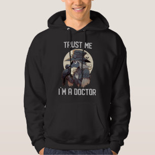 Sudadera Confía en mí, soy doctora gótica medieval peste