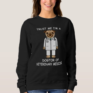 Sudadera Confía En Mí Soy Un Perdoctor De Medicina Veterina