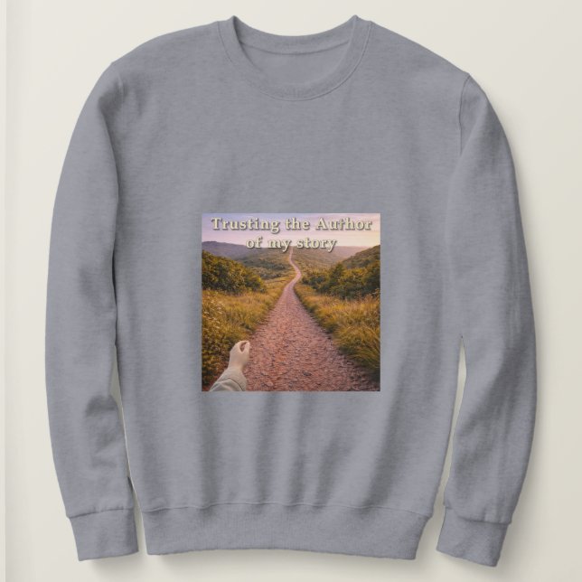 Sudadera Confiando en el Autor (Anverso del diseño)