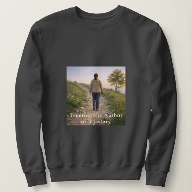 Sudadera Confiando en el Autor (Anverso del diseño)