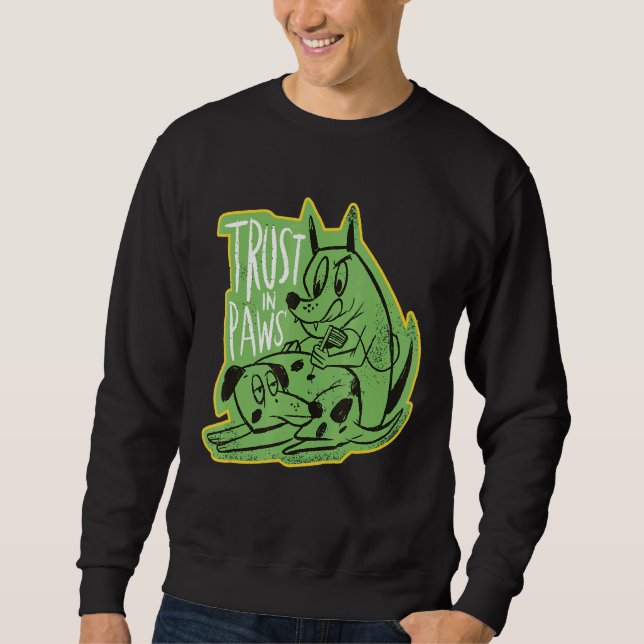 Sudadera Confianza En Las Paws Tattoo Perro Dueño De Perros (Anverso)