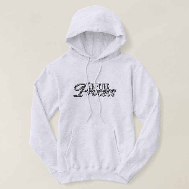 Sudadera Confiar en el proceso (Diseño del anverso)