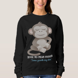 Sudadera Confident Monkey – Minimal Calm Lifestyle Shirt