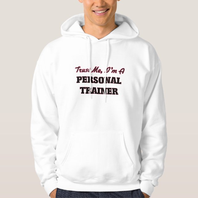 Sudadera Confíe en que yo es un instructor personal (Anverso)