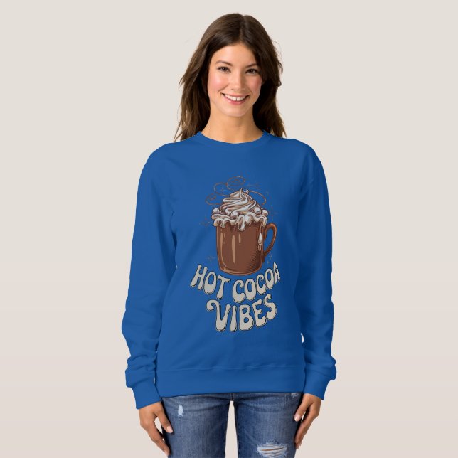 Sudadera Confort de cacao (Anverso completo)