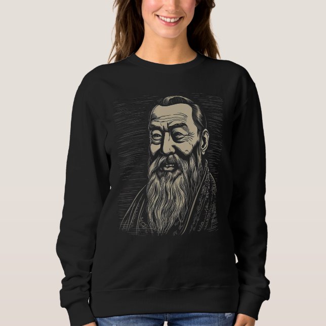 Sudadera Confucius Chinese Philosopher (Anverso)