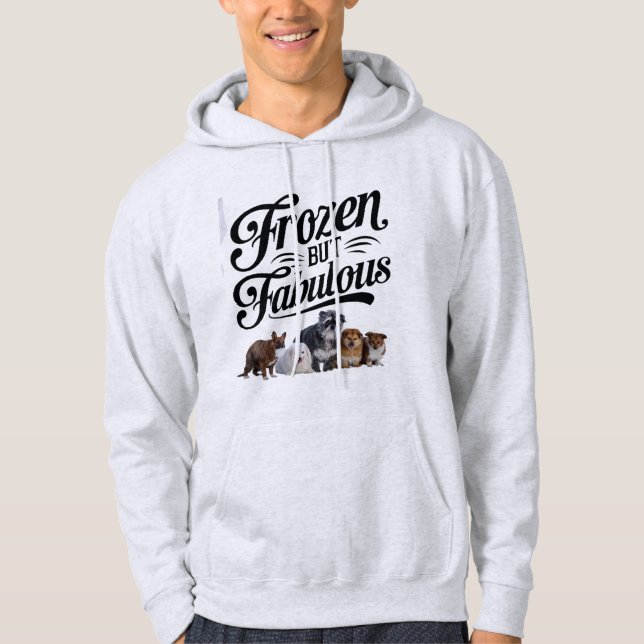 Sudadera Congelado Pero Fabuloso (Anverso)