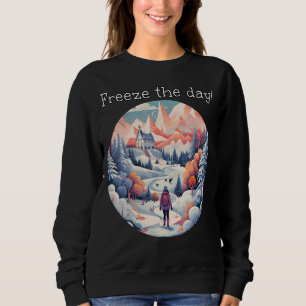 Sudadera Congelar las aventuras en temporada de invierno pa