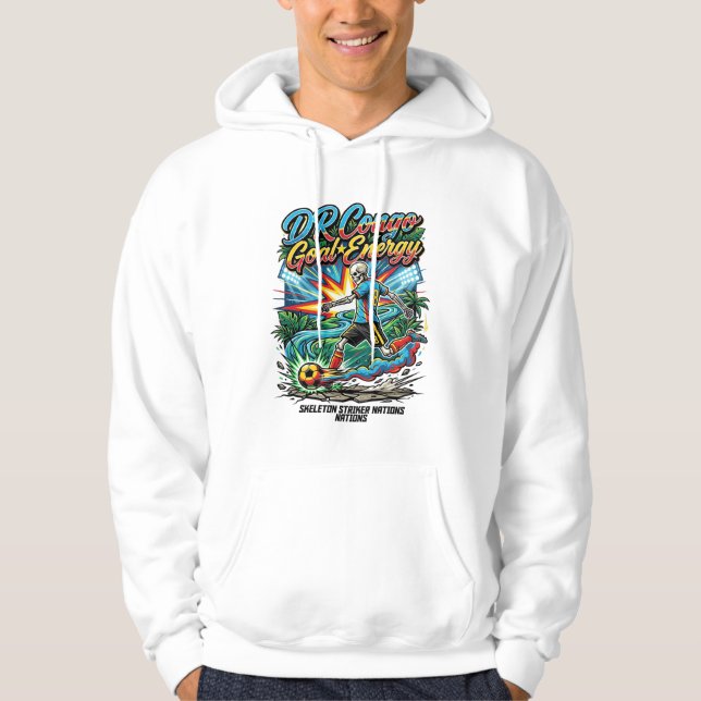 Sudadera Congo RD Energía de Gol Esqueleto Delantero Nacion (Anverso)