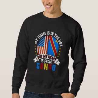 Sudadera Congolese American Patriot Heart is from Congo Fla