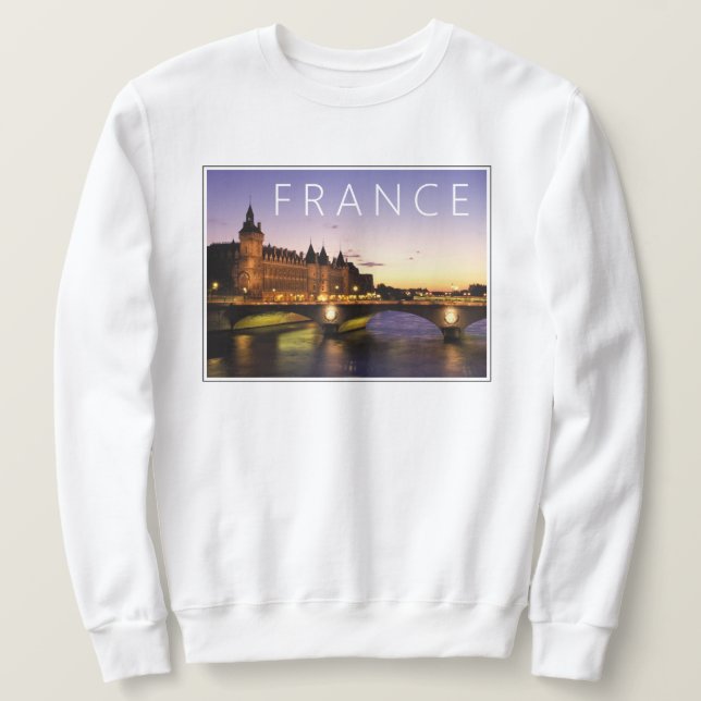 Sudadera Congreso en el río Sena | París, Francia (Anverso del diseño)