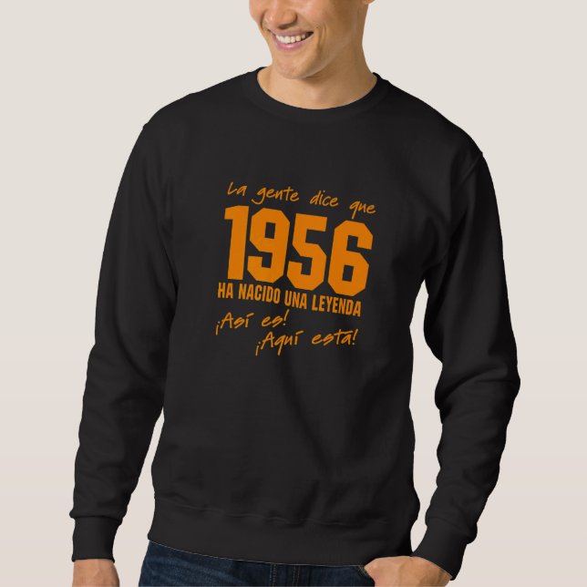 Sudadera Conjunto de cumpleaños 1956 Cumpleaños Celebración (Anverso)
