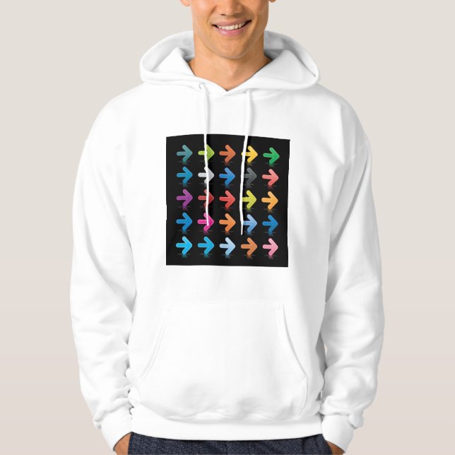 Sudadera Conjunto de Flechas Brillantes Establece Indicador (Anverso)