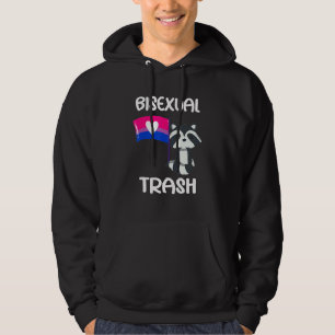 Sudadera Conjunto de mapache basura bisexual gay orgullo bi