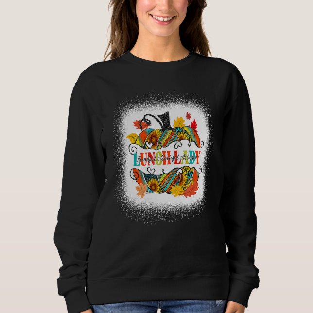 Sudadera Conjunto de otoño Señora del almuerzo Agradecida A (Anverso)