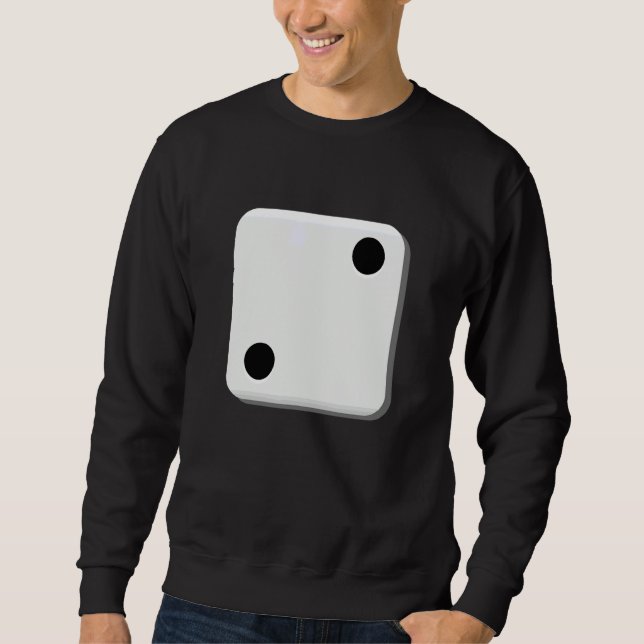 Sudadera Conjunto de Pjs de Navidad con Dados Coincidentes  (Anverso)