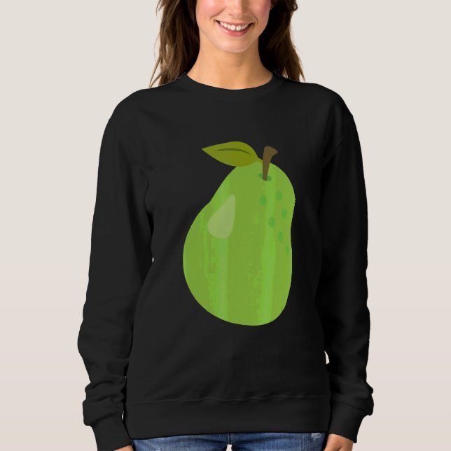 Sudadera Conjunto de Pjs de Navidad de pera a juego Disfraz (Anverso)