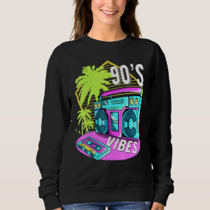 Sudadera Conjunto de Vibraciones de Mujer de los 90s Estéti