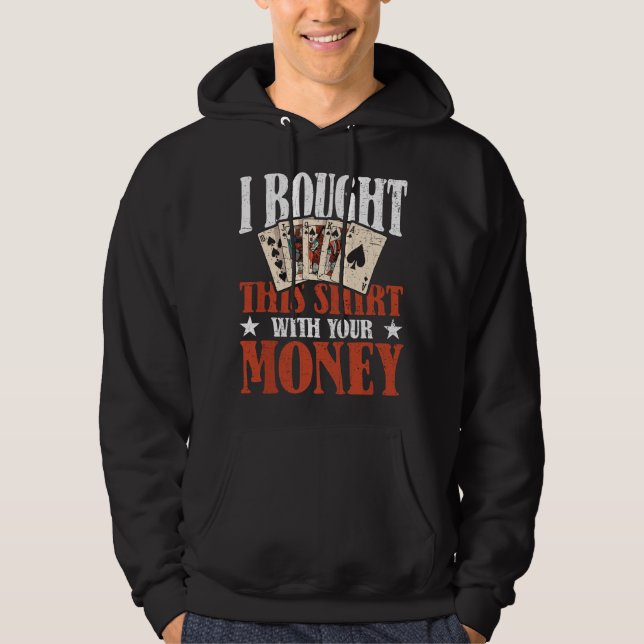 Sudadera Conjunto divertido de póquer de casino - Póquer (Anverso)