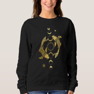 Sudadera Conjunto Koi Ying Yang Carp Sun Moon Fase Japón St