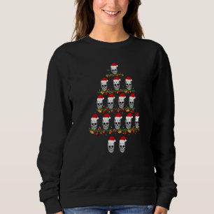 Sudadera Conjuntos de pijamas familiares Navidades Cráneo c