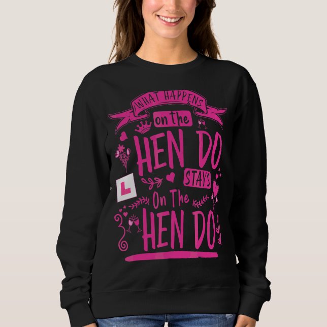 Sudadera Conjuntos de ropa para despedida de soltera y boda (Anverso)