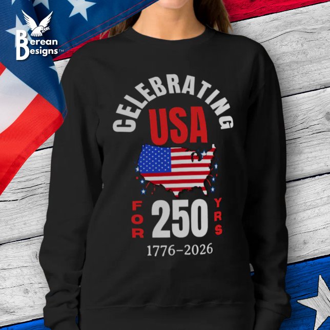 Sudadera Conmemorando a EE. UU. por 250 años de independenc (Patriotic USA Semiquincentennial Anniversary to celebrate 250 years of independence. Great souvenir)